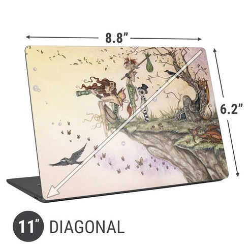 Amy Brown Where The Wind Takes You Universal Laptop 11in (8.8 x 6.2in) Skin